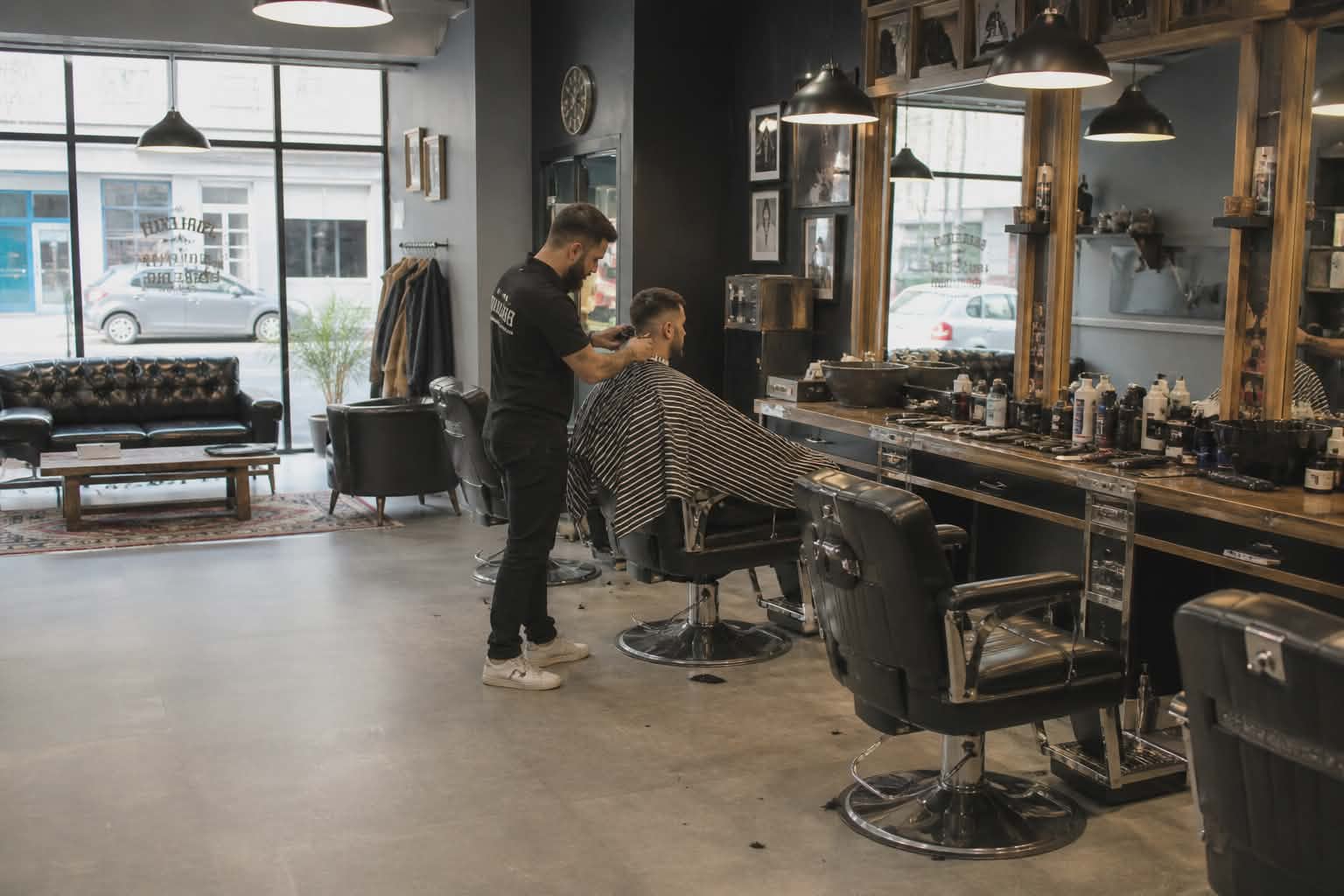 Barber bei der Arbeit